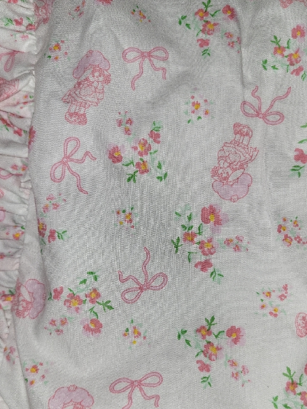 Strawberry Shortcake Pink & White Ruffle Tote Bag - Picture 3 of 5
